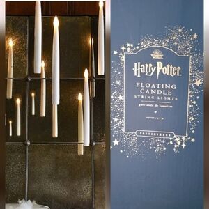 NWT Pottery Barn x Harry Potter White Floating Candle String Lights - Set Of 10